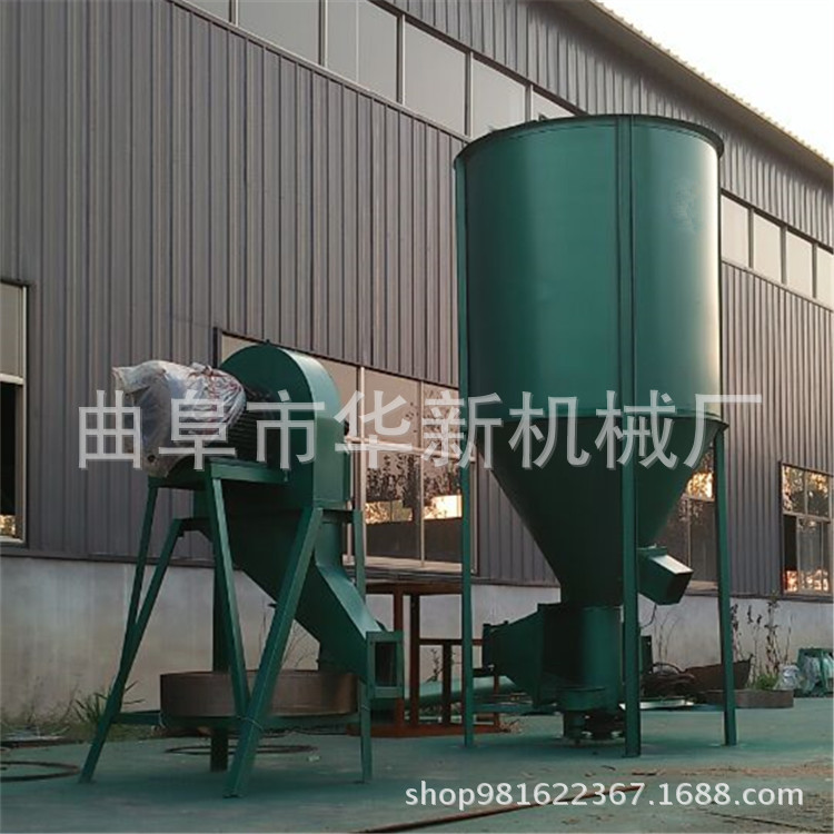 东平县养殖粉料混合机 自吸粉碎搅拌机 家禽养殖饲料搅拌粉碎机