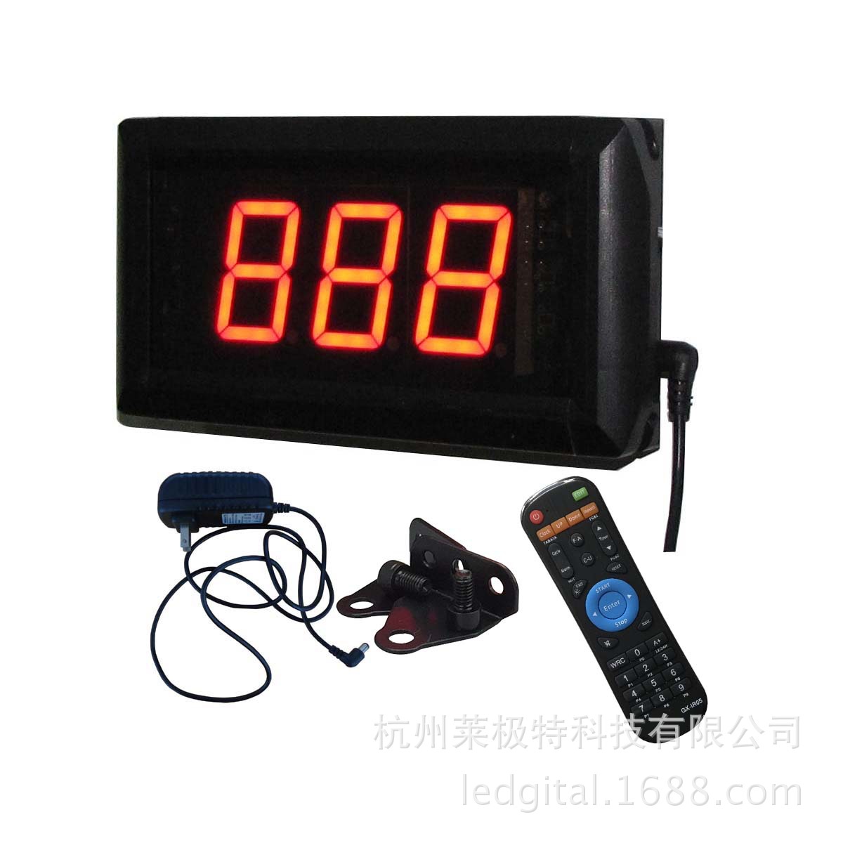 college entrance examination Countdown 1.8 Inch 3 LED festival wedding Anniversary Countdown Wall hanging install Remote control