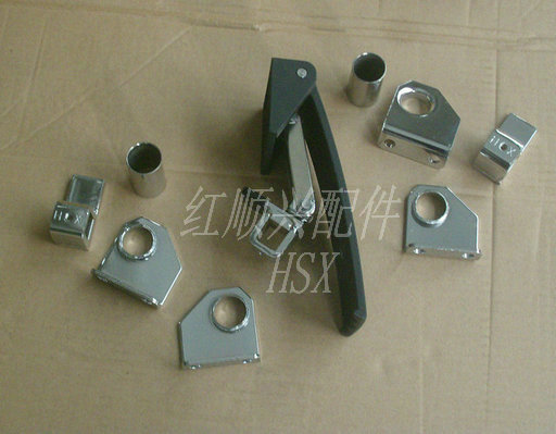 HS-180-3烘烤箱方圆杆门锁,拉杆锁大型工业设备老化箱门拉手