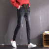 New high Harem pants elastic waist pencil pants thin trousers