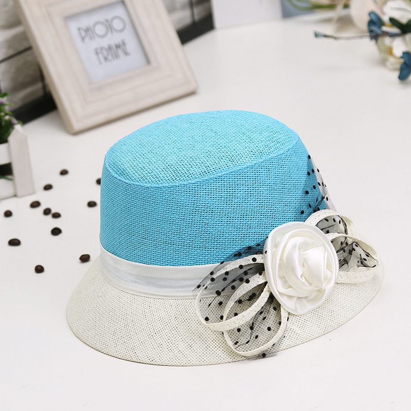Sombrero de viaje de verano de las mujeres sombrero fresco sombrero de sol al aire libre sombrero de paja del todo fósforo Amazon Venta caliente entrega de una sola pieza