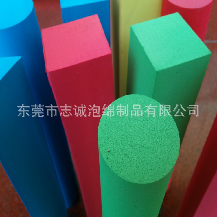 深圳供应异型EVA圆柱 异形EVA海棉柱 橡塑发泡柱子 不变形高密度