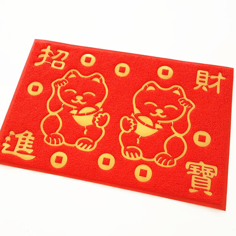 Silk Circle-Lucky Cat