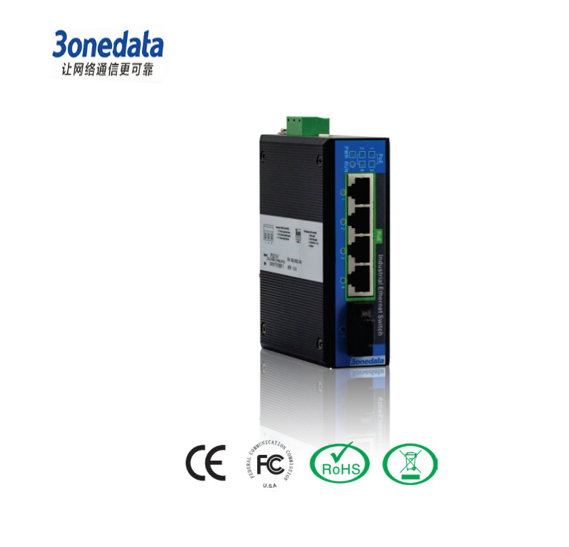 IPS215-F-4POE 非网管导轨式工业以太网 POE 交换机