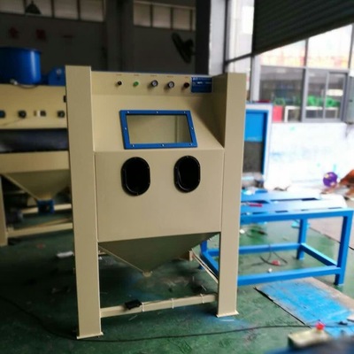 1010手动喷砂机 铸造件五金件翻新打砂机 酒瓶喷画除锈喷砂机厂家|ms