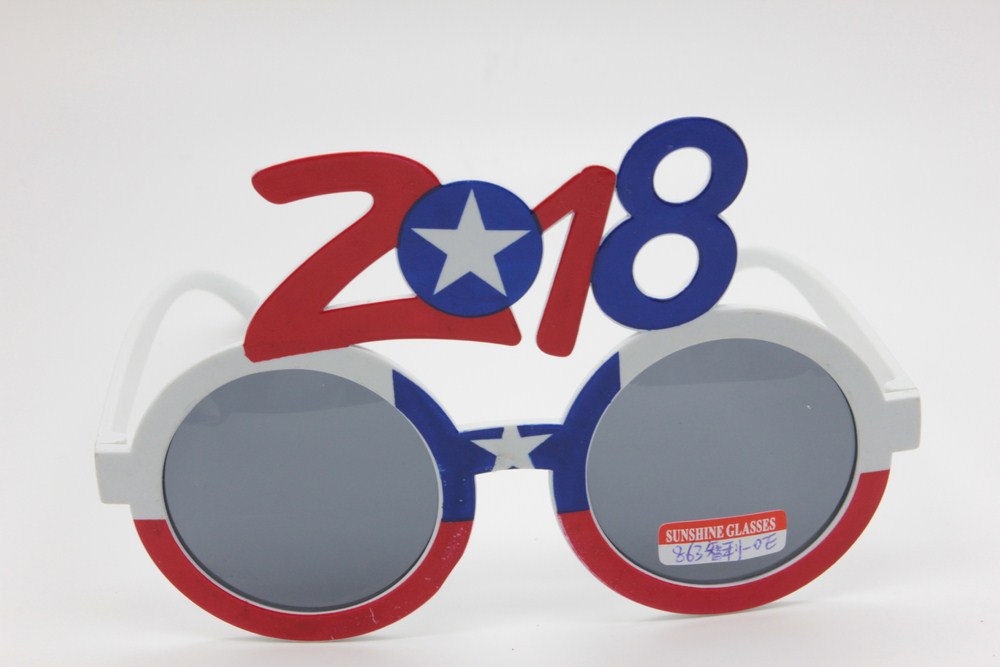 2018新款舞会眼镜 足球跨年眼镜 party 眼镜  party glasses