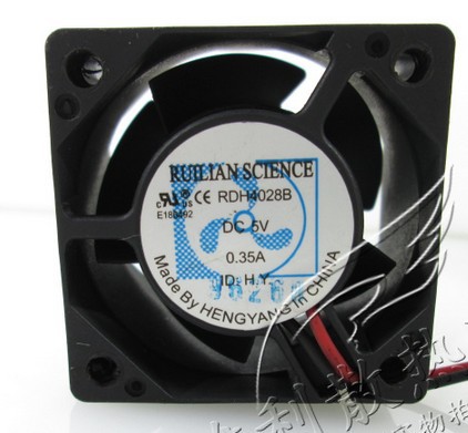 欣瑞联 XINRUILIAN RDH4028B 4028 4CM 5V 0.35A 2线 散热风扇