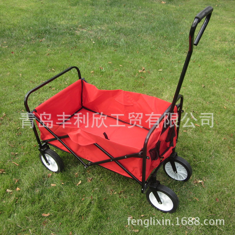 折叠车露营布兜沙滩钓鱼野营沙滩儿童购物工具车可折叠
