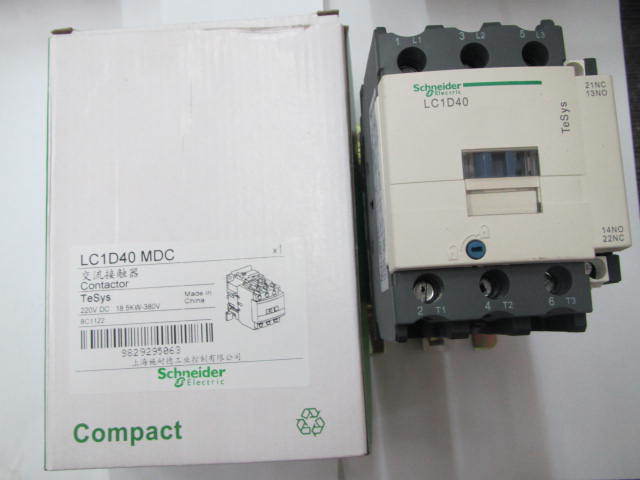 原装正品LC1D40MDC DC220V Schneider三级直流接触器