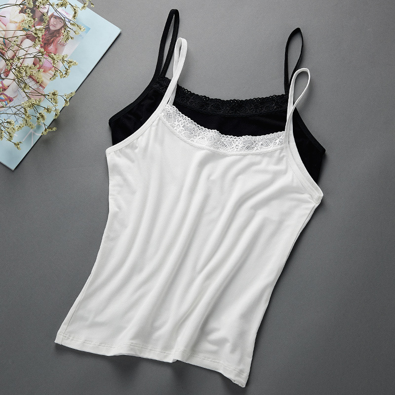 Factory Direct supply modal women's bottoming camisole women's summer solid color slim-fit short bottoming shirt