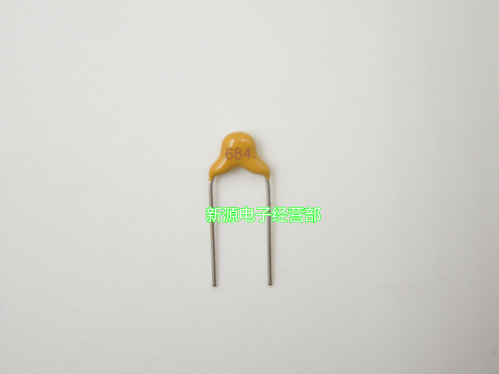 独石电容 50V684 多层瓷片电容 50V 684 0.68UF 脚距5.08mm