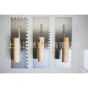 Square tooth trowel trowel mosaic tool paint tool