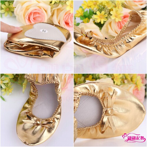 Belly dance new dance cat claw shoes dance performance practice ballet yoga shoes gold soft-soled dance shoes
