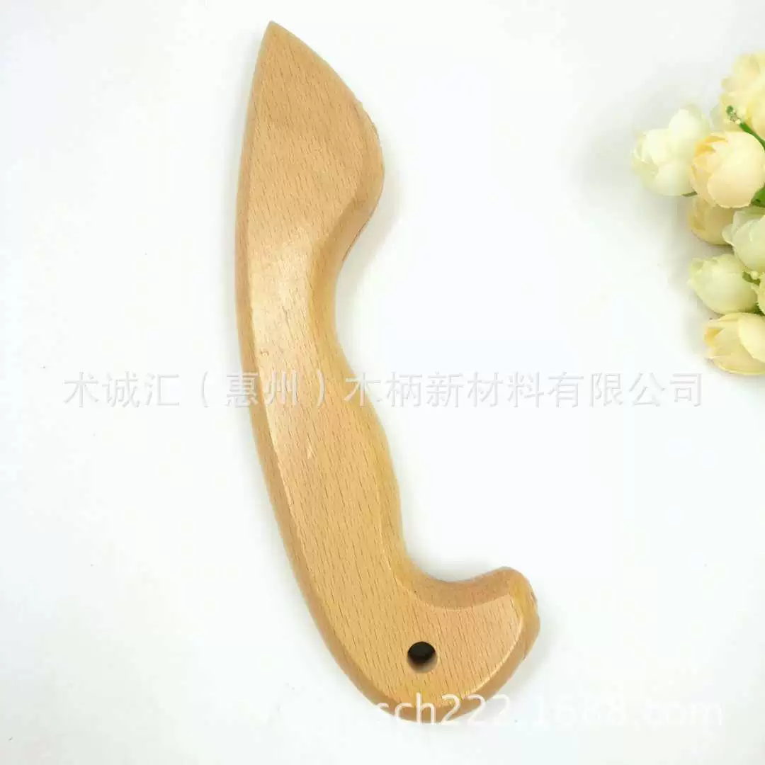 Wooden handle from natural wood, kitchenware, knife, custom-made