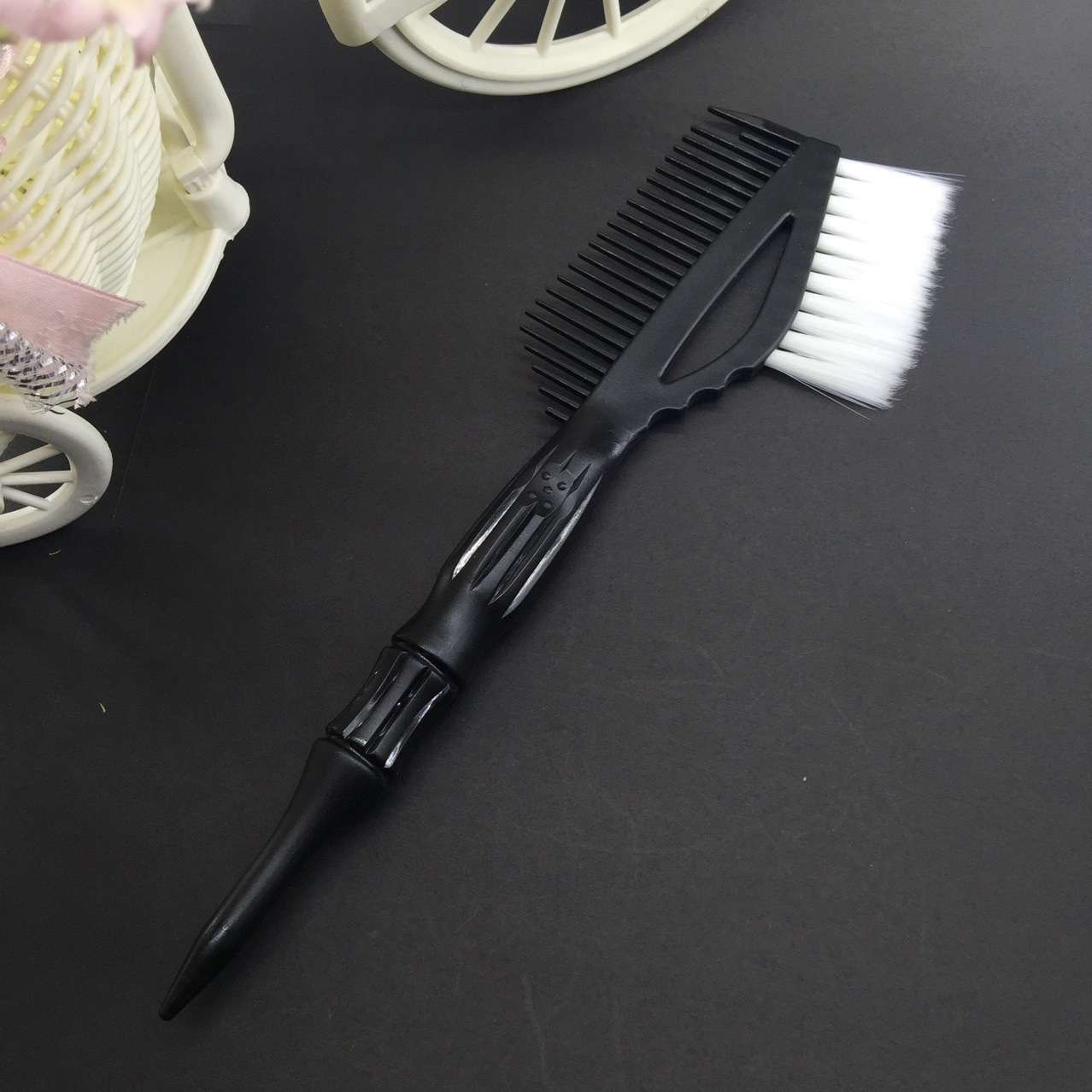 丽尔达SS9908专业染发梳焗油刷美发双面两用工具刷仿羊毛纳米毛刷-阿里巴巴