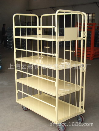 上海汽车零部件周转料架物流台车手推车笼车两面车料架车