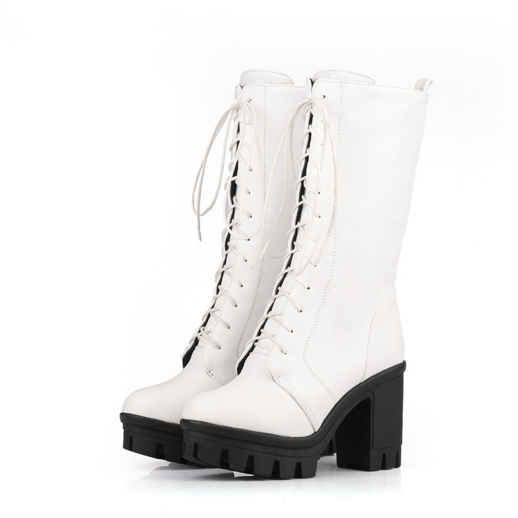 Bottes femme 2WWB11855 en PU artificiel - Ref 3354581 Image 4