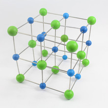 氯化钠食盐晶体结构模型化学分子金属杆球棍式教学仪器