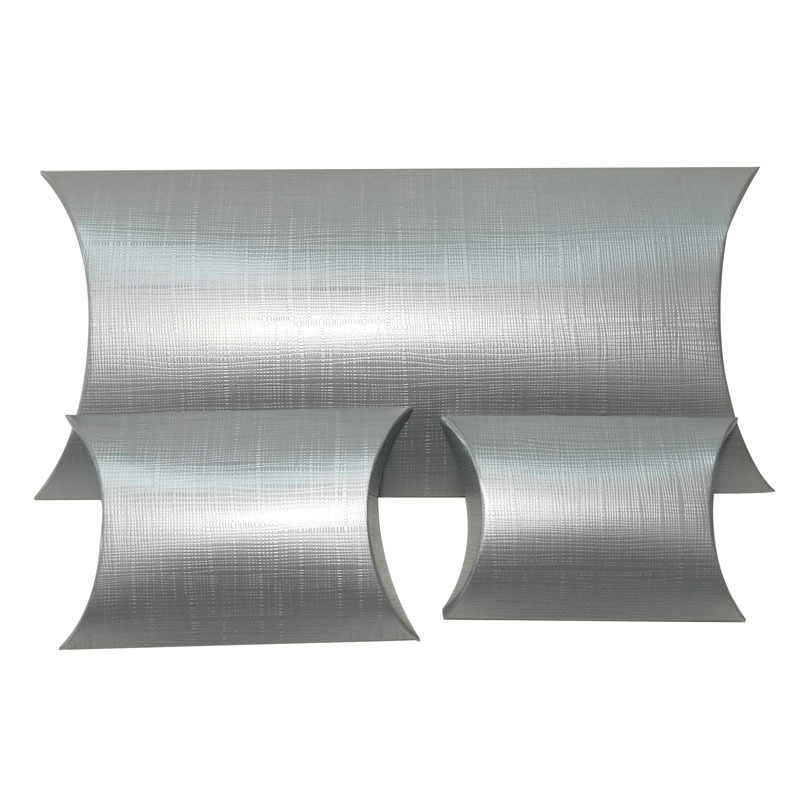 东莞厂家直销包装盒喜糖饼干糕点盒 礼品盒包装盒 银色枕形盒批发