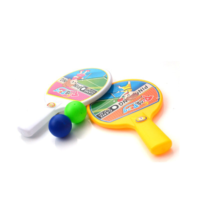 Mini portable Cartoon Table Tennis Racket children outdoors motion Toys suit Table Tennis Toys wholesale