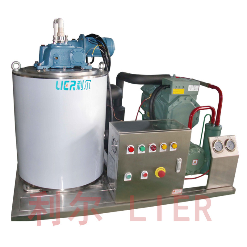 Marine seawater flake ice machine for ocean-going fishing boats seawater flake ice maker for seafood preservation