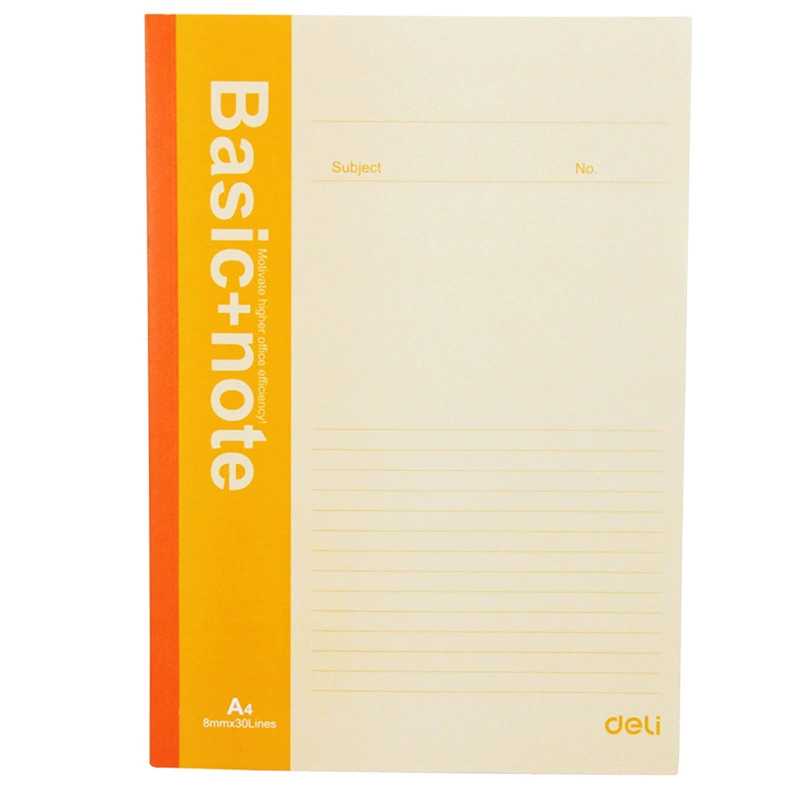 Deli 7660 Deli Notebook A4, тетрадь, Ben, мягкая копия, мягкие странички, топ 100 страниц, фабричная цена, оптом