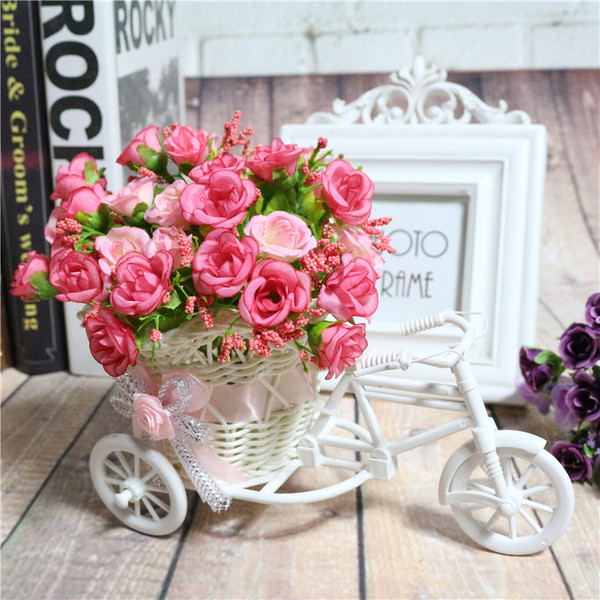 Wholesale rattan vase Flower Baskets Xiaobian tricycles shooting…