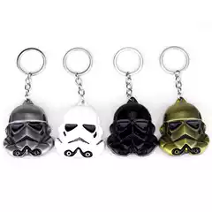 European and American Movie Merchandise Star Wars Stormtrooper Cartoon Mask Keychain Car Pendant