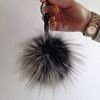 Pendant, accessory, keychain, plush mobile phone ornaments, puffer ball, 2022, South Korea