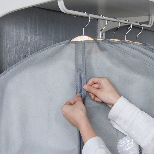 Factory direct sales thickened non-woven coat suit cover storage clothing dust cover household large dust bag