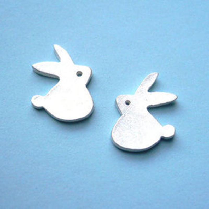 Alloy Plating Gold Silver Hooligan Rabbit Earrings Animal Earrings Wholesale display picture 3