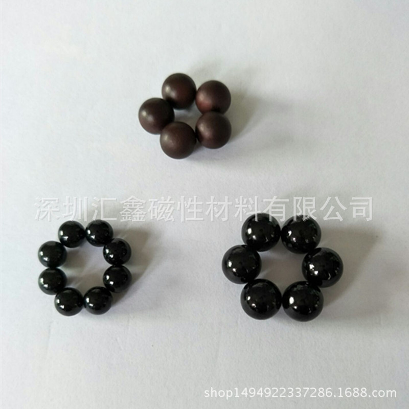 供应D10mm 15mm同性抛光面包磁球 减压巴克魔力磁球 老年磁性手球