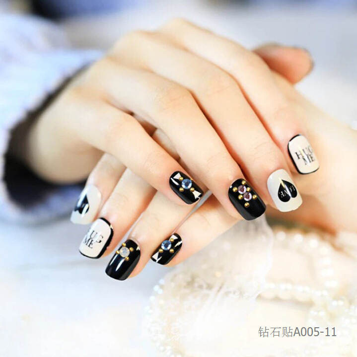Diamond nail stickers, super shiny Japanese design, diamond stickers, self-adhesive nail drill, in stock, wholesale and customization detail image 12