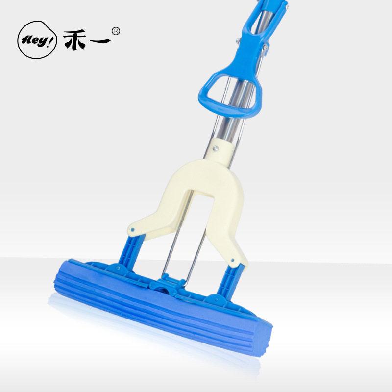 Cotton Mop Household Mop Strong Absorbent Rubber Cotton Folding Cleaning Mop Three-section Mop Cotton Mop Household Mop Strong Absorbent Rubber Cotton Folding Cleaning Mop Three-section Mop