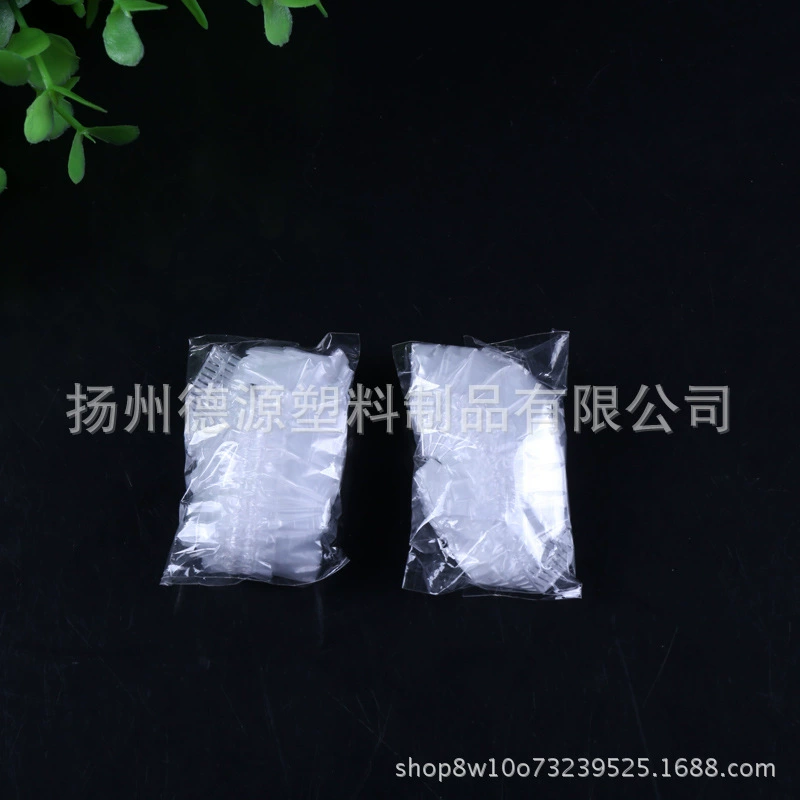 Фабрика, специализирующаяся на производстве недорогих оптовых одноразовых шапок для душа PE полосы шапочка для душа Hotel Supplies