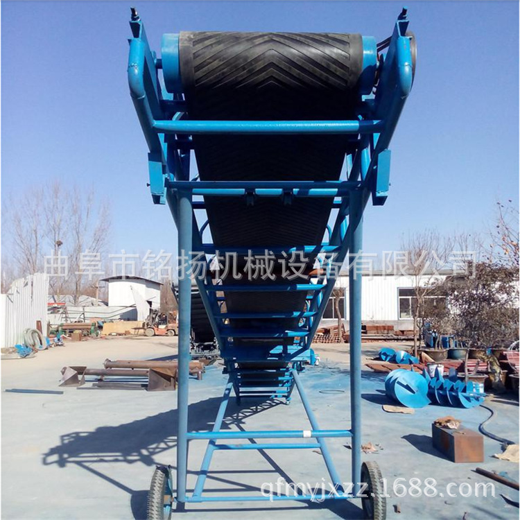 长治PVC皮带输送机可移动平行式PVC食品带输送机