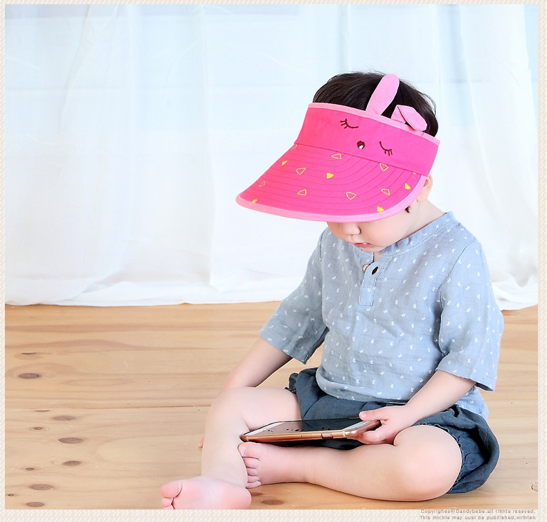 小兔大檐空顶帽_04