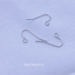 批发diy材料手工串珠配饰 耳饰品配件 防过敏不退色耳勾耳环耳环