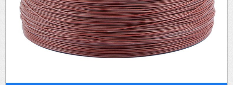 Alambre de silicona extra suave 15AWG Marrón