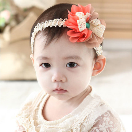 Kid's Sweet Flower Cloth Hair Band display picture 1
