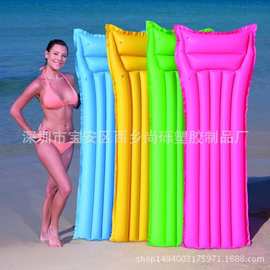 源头工厂供应 PVC充气浮排 水上充气浮床 充气漂浮垫 沙滩气垫床