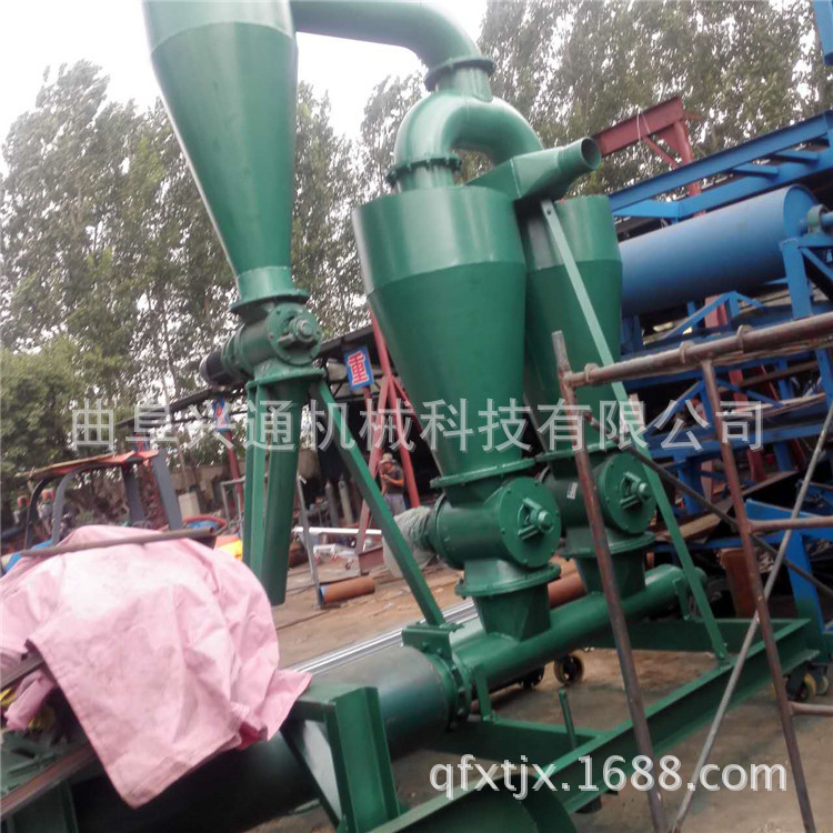 码头装卸沙子粮食用气力输送机 远距离加长软管吸送式气力输送机