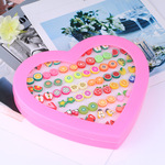 Серьги, глина ручной работы, фруктовый милый комплект, оптовые продажи, 36 пары