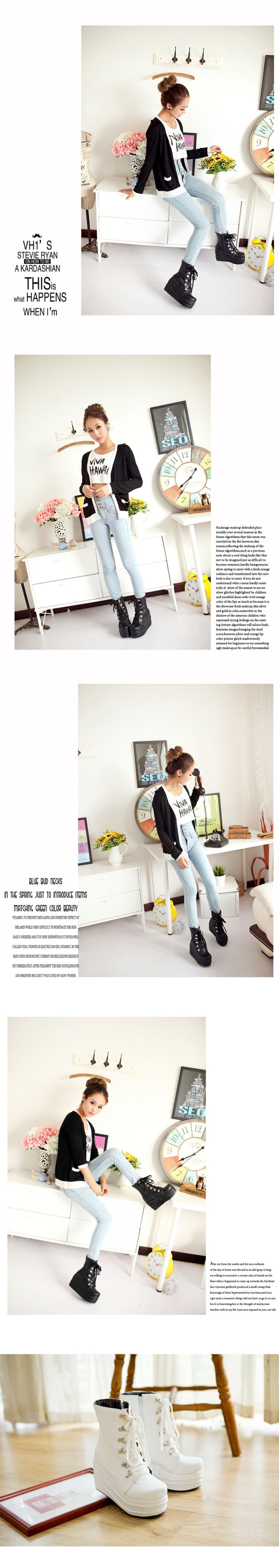 Bottes femme en PU artificiel - Ref 3355417 Image 13