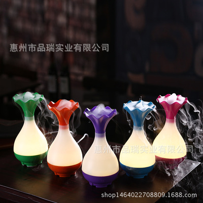 玉净瓶超声波香薰加湿器 多功能创意时尚香薰机 跨境电商香薰机爆|ms