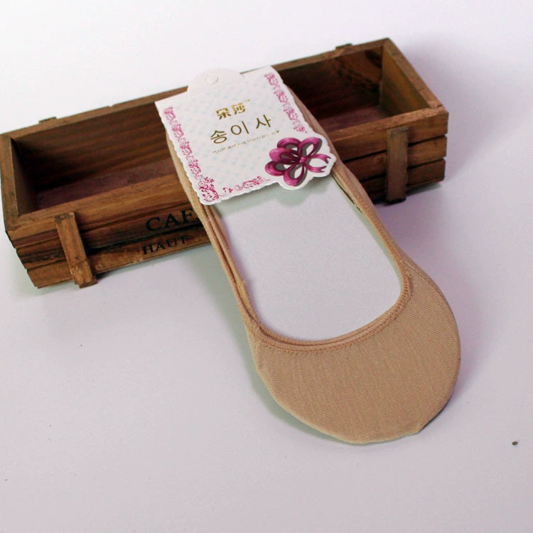 Spring summer lace thin silicone silk invisible non-slip socks