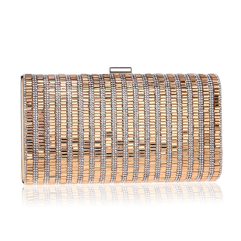 New Diamond Evening Bag Dress Evening Dress Bag Banquet Bag Women Clutch Bag display picture 17