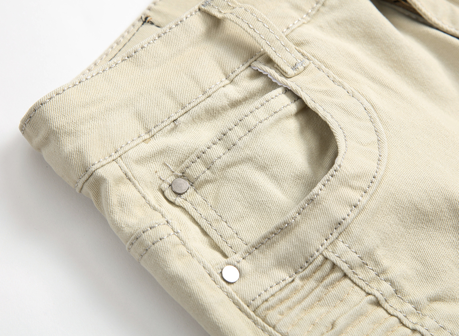 boy Cross-Border Source European And American Street Fashion Brand Motorcycle Men's Personality Wrinkled Slim Fit Skinny_viptrois.com