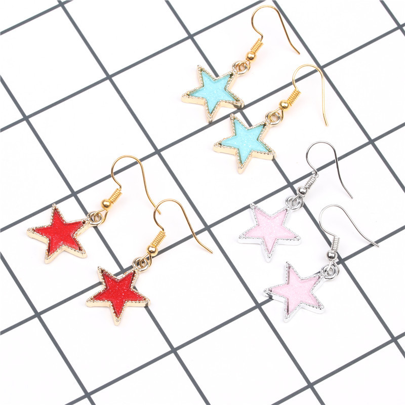 Pentagram Aretes Joyas Aretes Estrella Al Por Mayor display picture 5