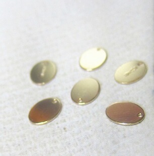14k����ɫ�E�AС���������β��Ƭ�ο׶��h�����DIY�̘�